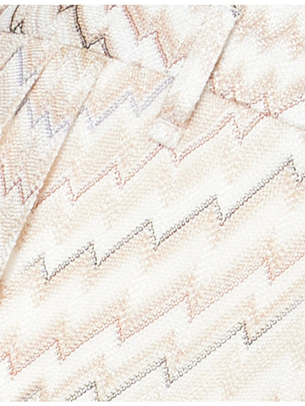 Chevron Wide-Leg Woven Trousers - 7