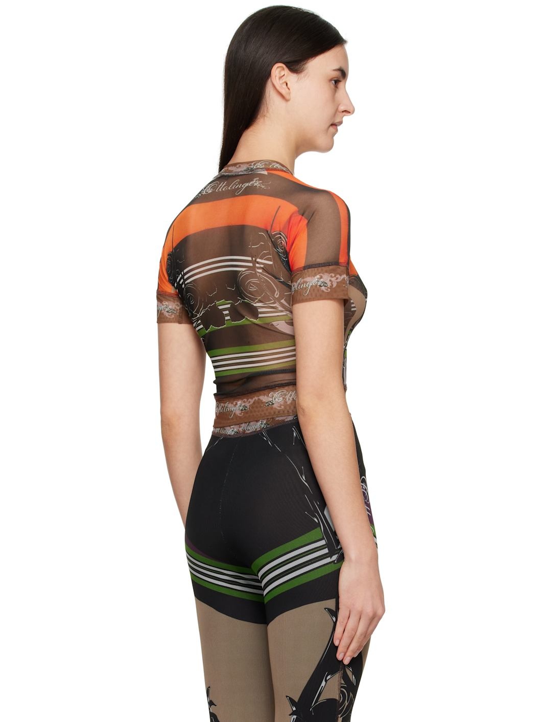 Multicolor Mesh T-shirt - 3