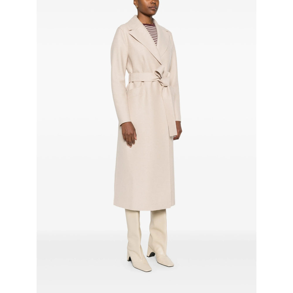 Harris Wharf London Neutrals Coats - Trench & Raincoats Women - 5