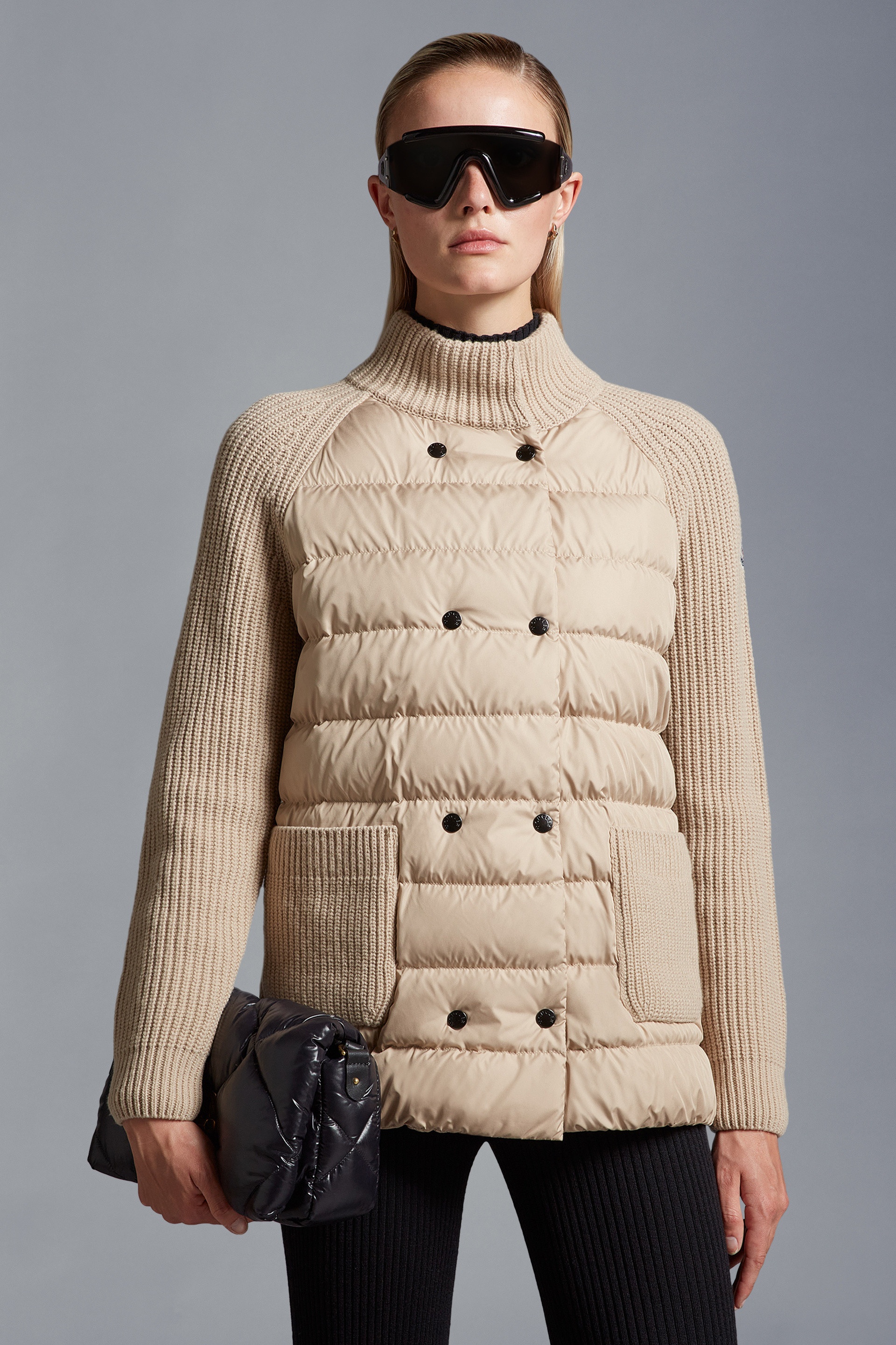 Padded Wool Cardigan - 2