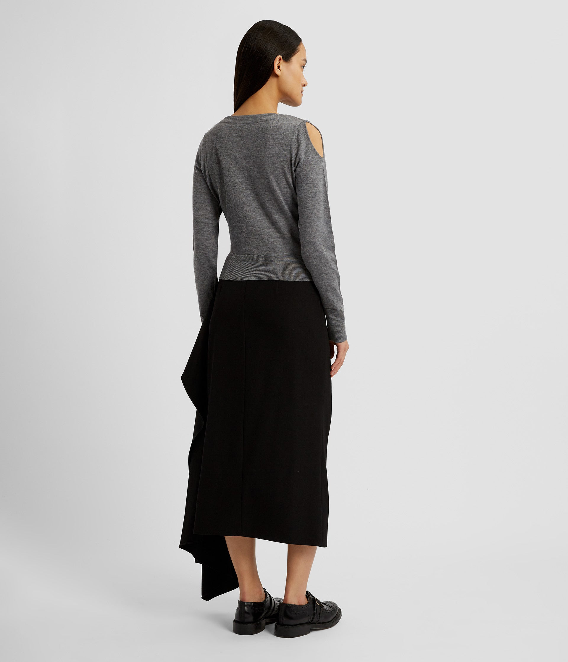 DRAPE DETAIL KNIT JUMPER - 3