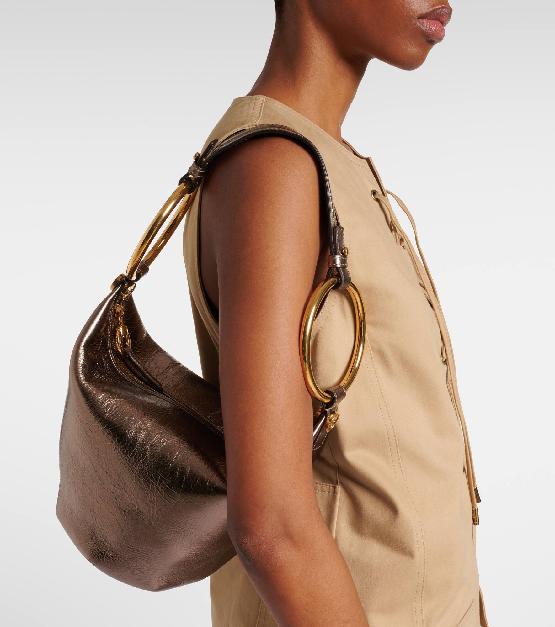 Bracelet Small leather shoulder bag - 7