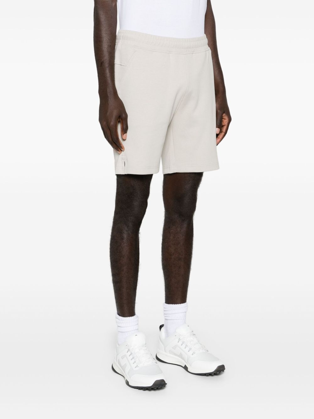 rubberised-logo track shorts - 3