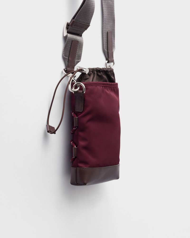 Re-Nylon and leather smartphone case 4