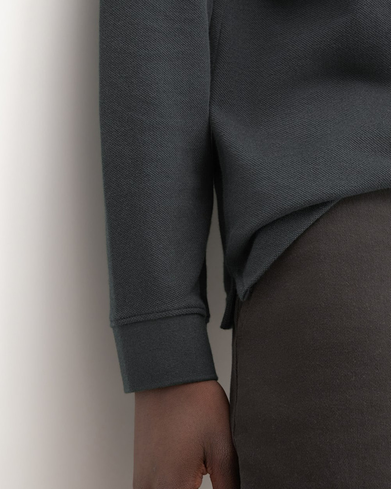 THE LONG-SLEEVE PIQUE POLO 5