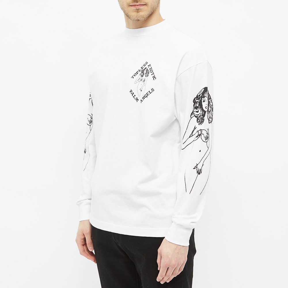 Palm Angels Long Sleeve Exotic Print Tee - 3