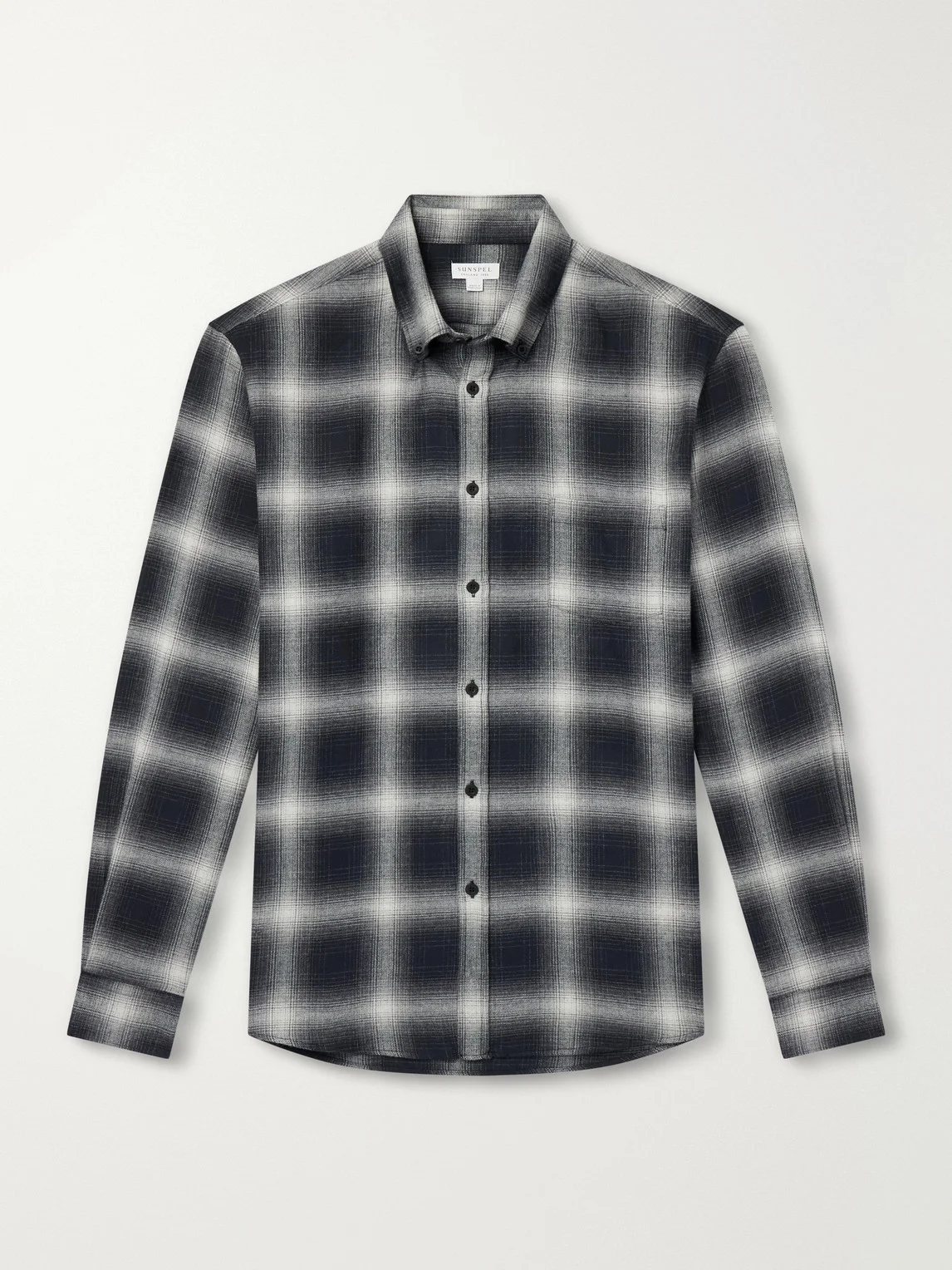 Checked Cotton-Flannel Shirt - 1