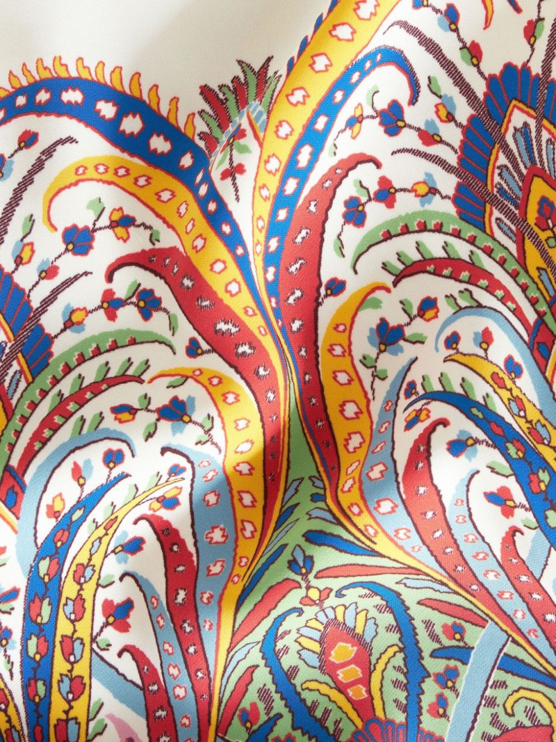 paisley-print cady dress 5