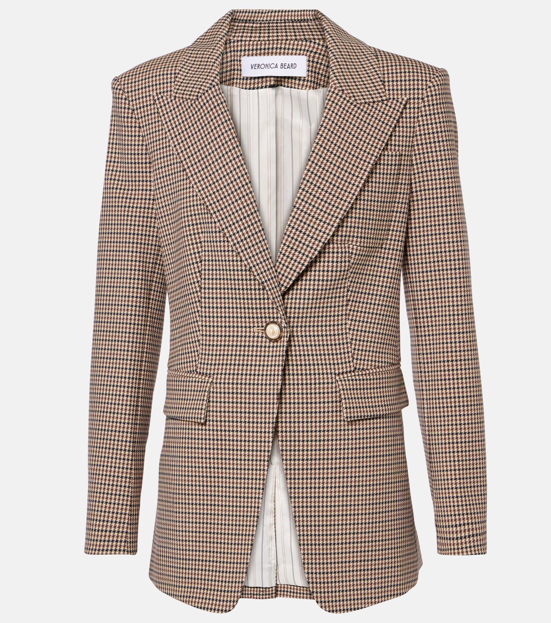Livvy houndstooth blazer - 1