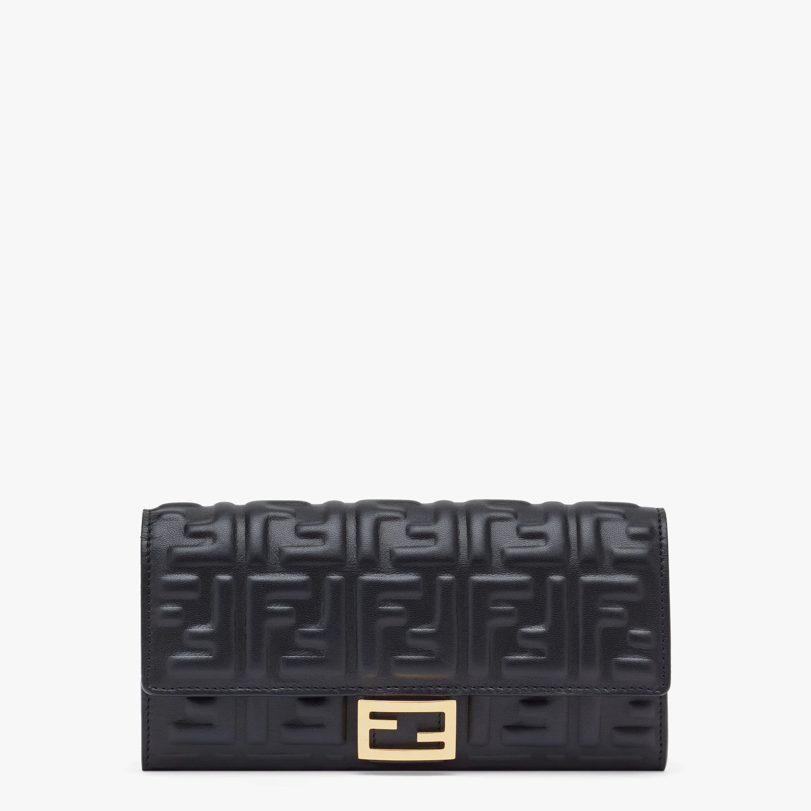 Black nappa leather wallet - 1