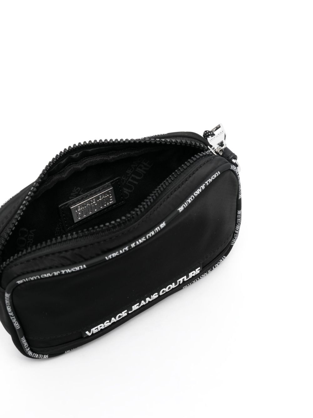 logo-embossed messenger bag - 7