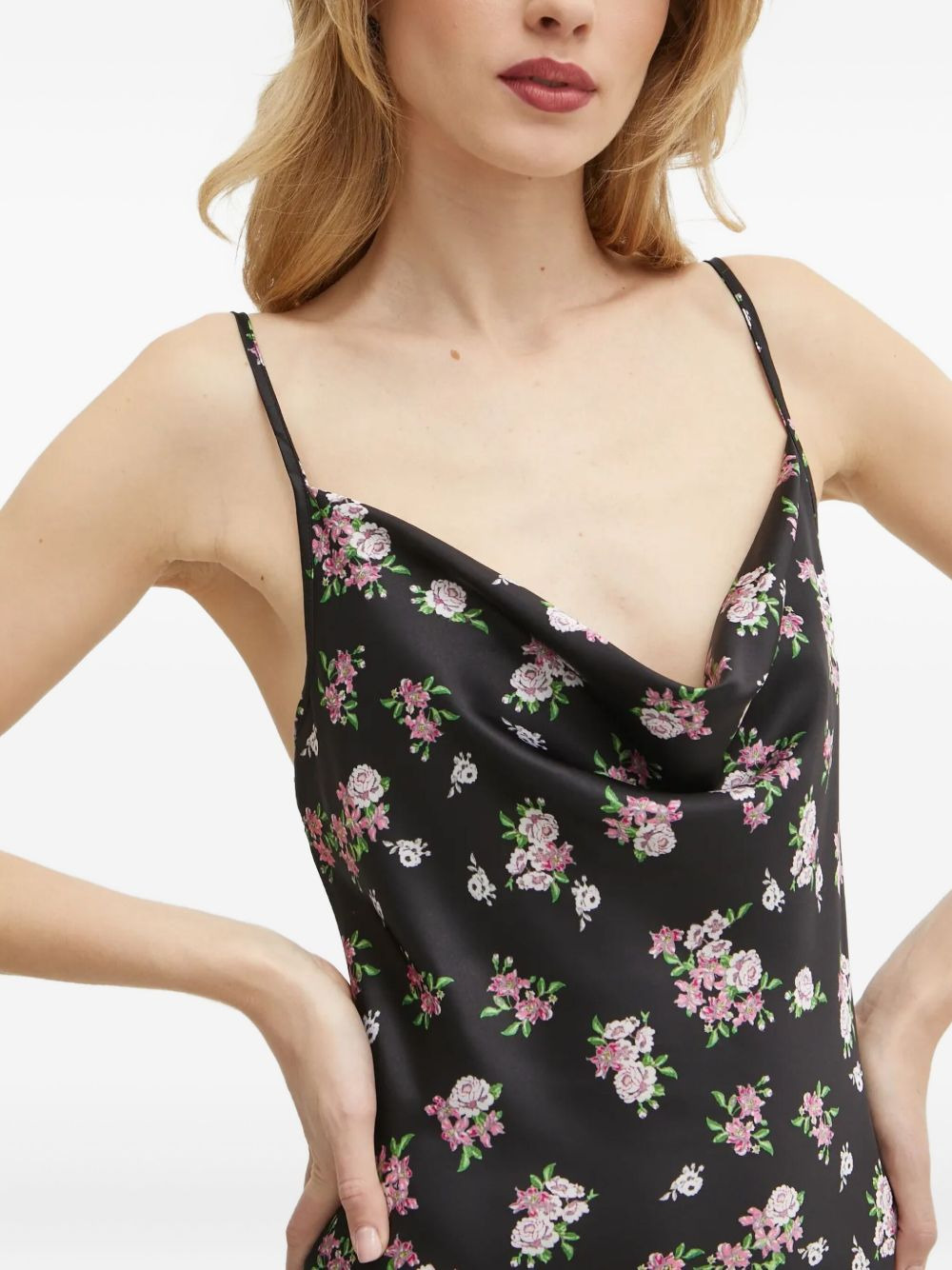 floral-print maxi dress - 5