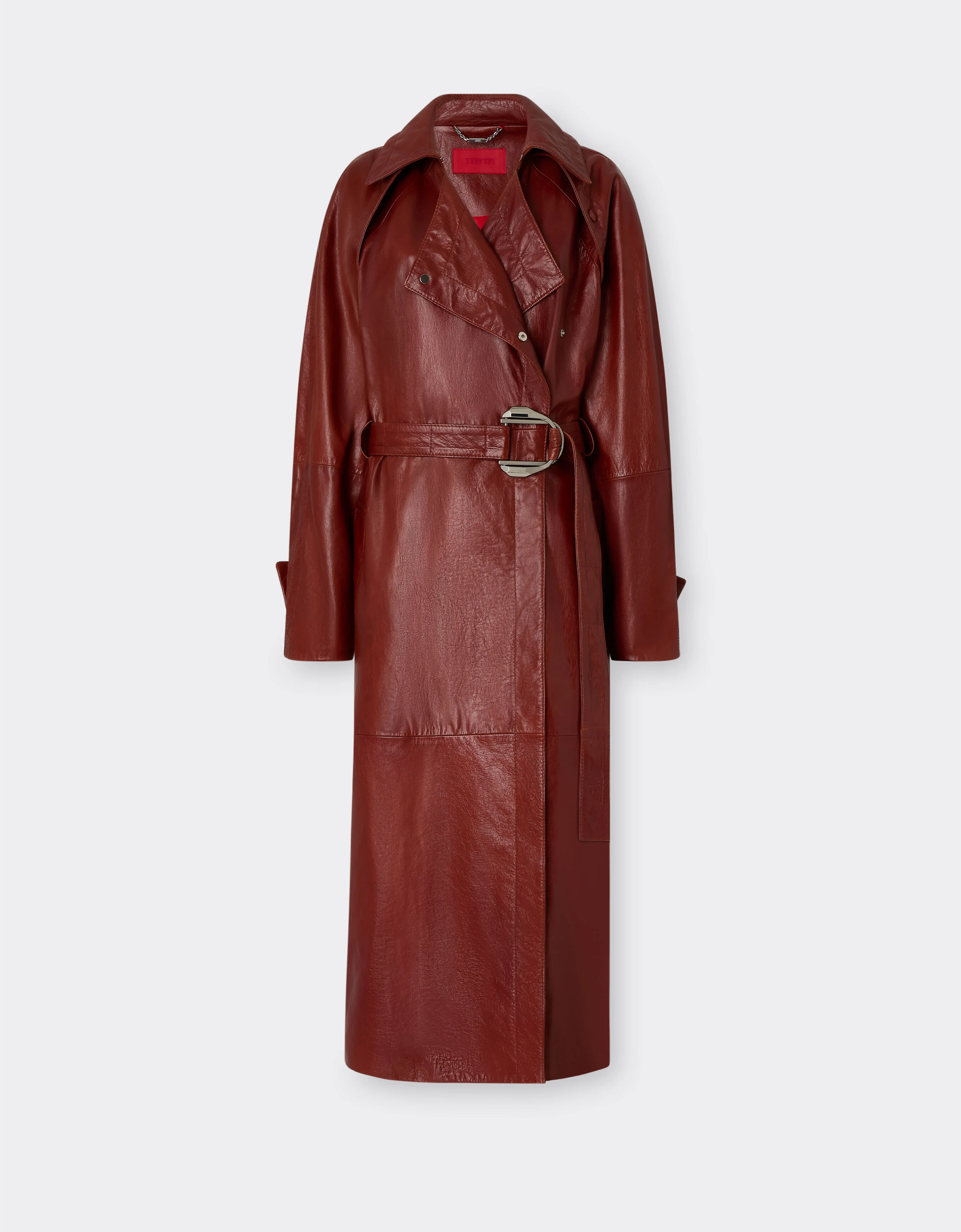 Waxed leather coat - 1