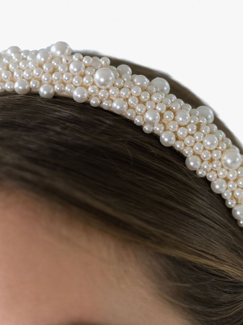Brittany pearl-detailing headband - 3