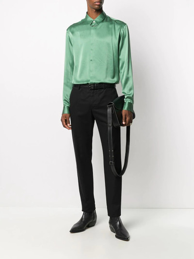 Haider Ackermann silk-satin shirt outlook