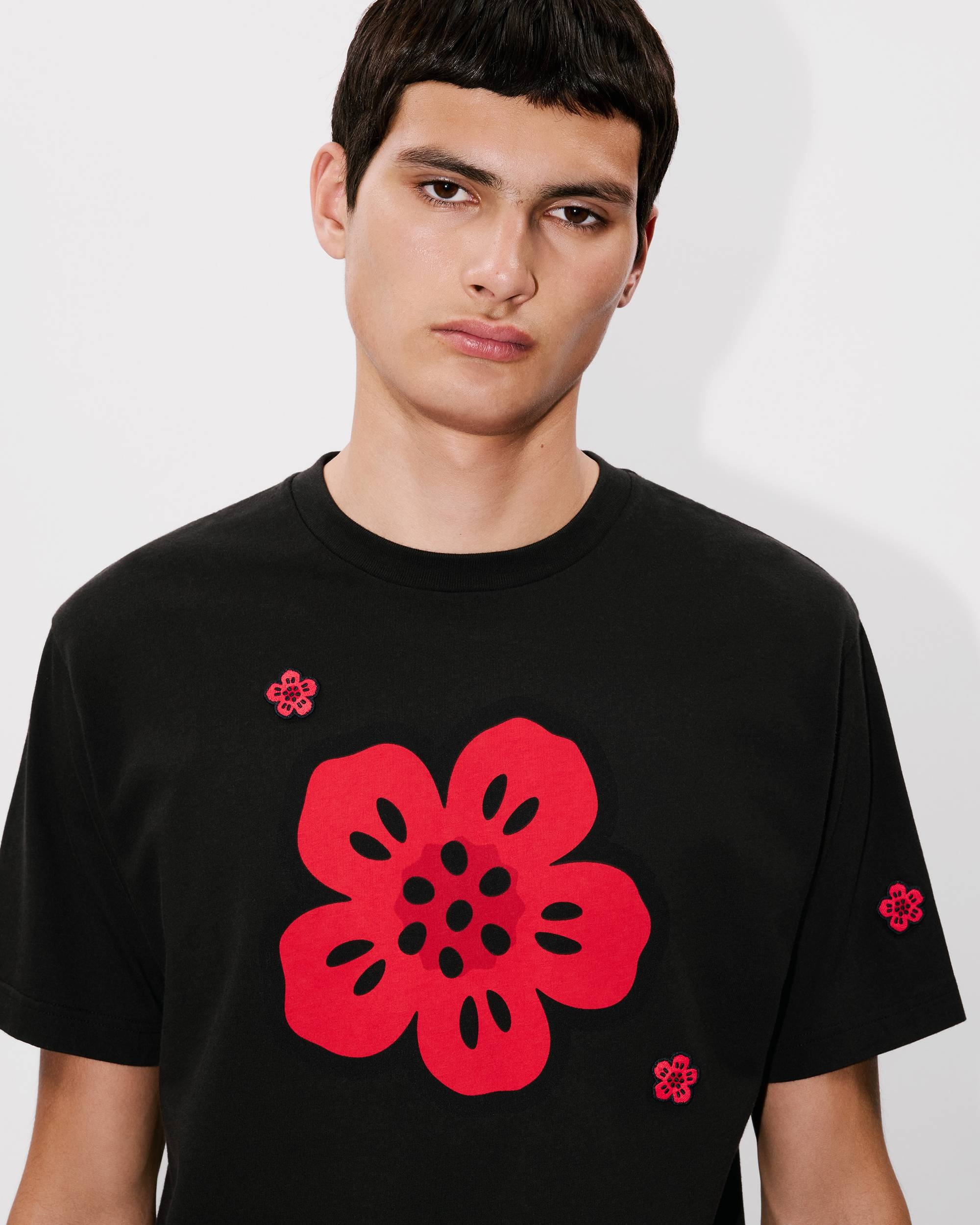 'Boke Flower' embroidered T-shirt - 6