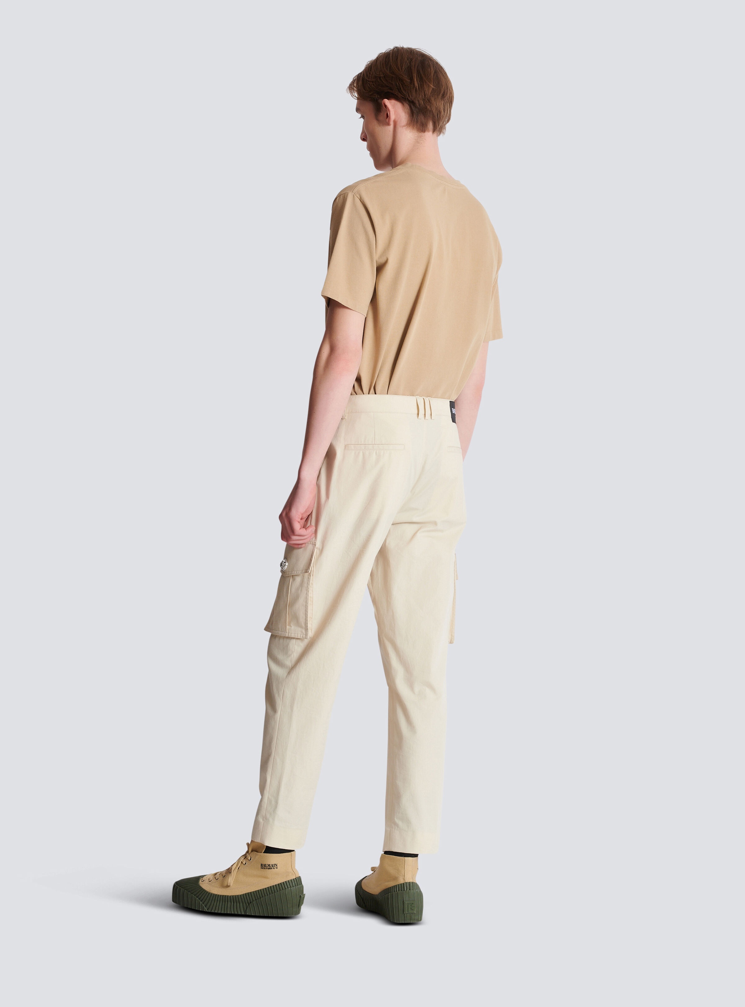 Cotton cargo trousers - 4