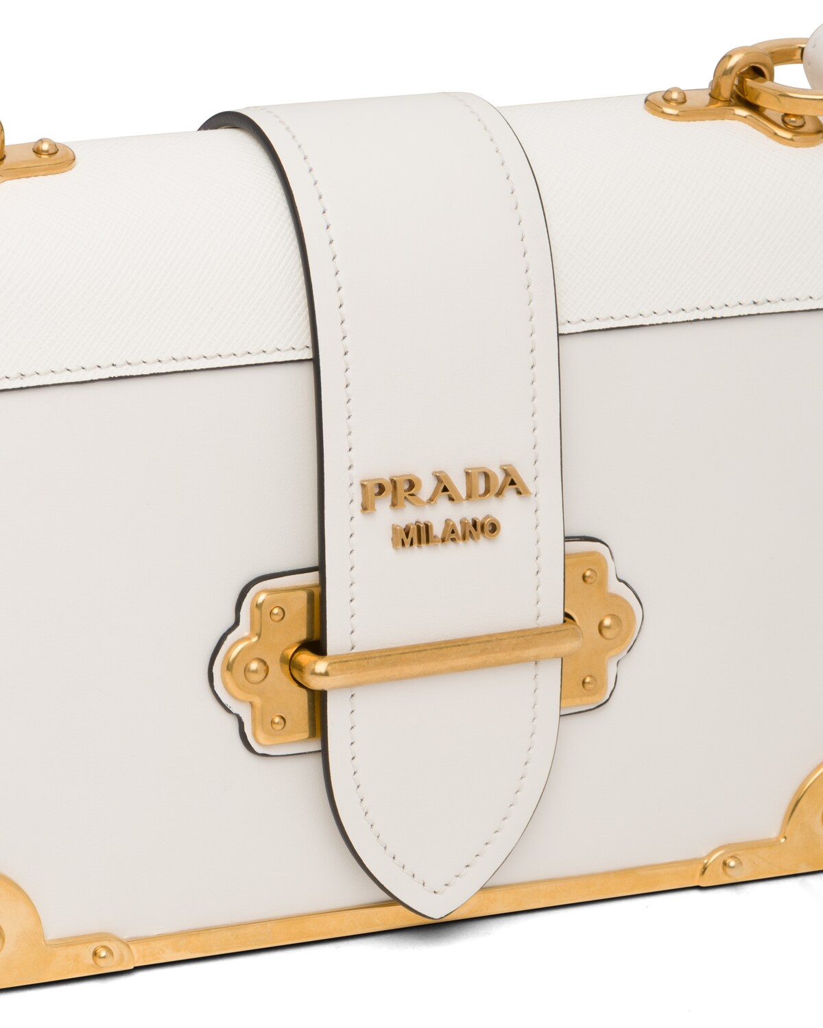 Leather Prada Cahier Bag - 6