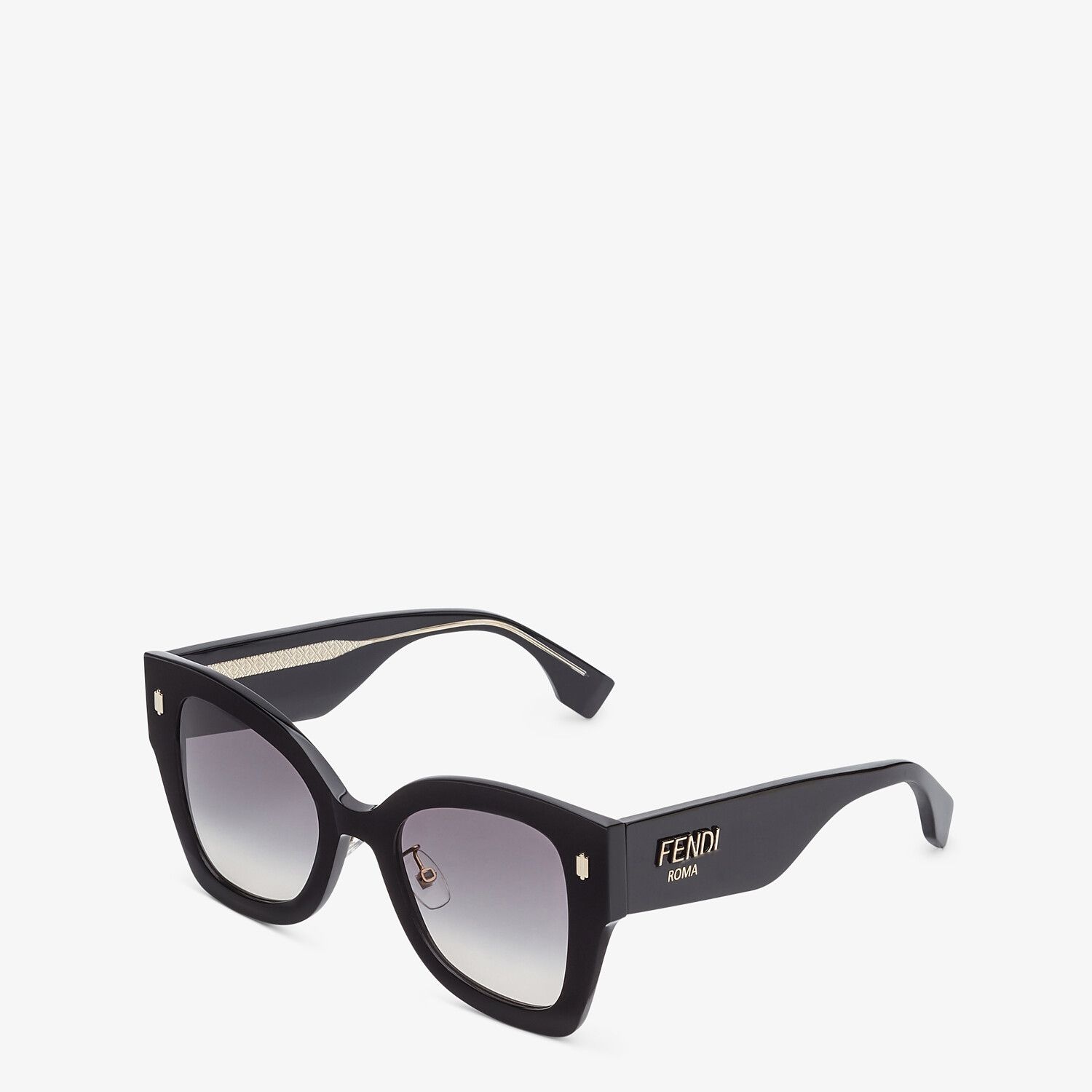 Black acetate sunglasses - 2