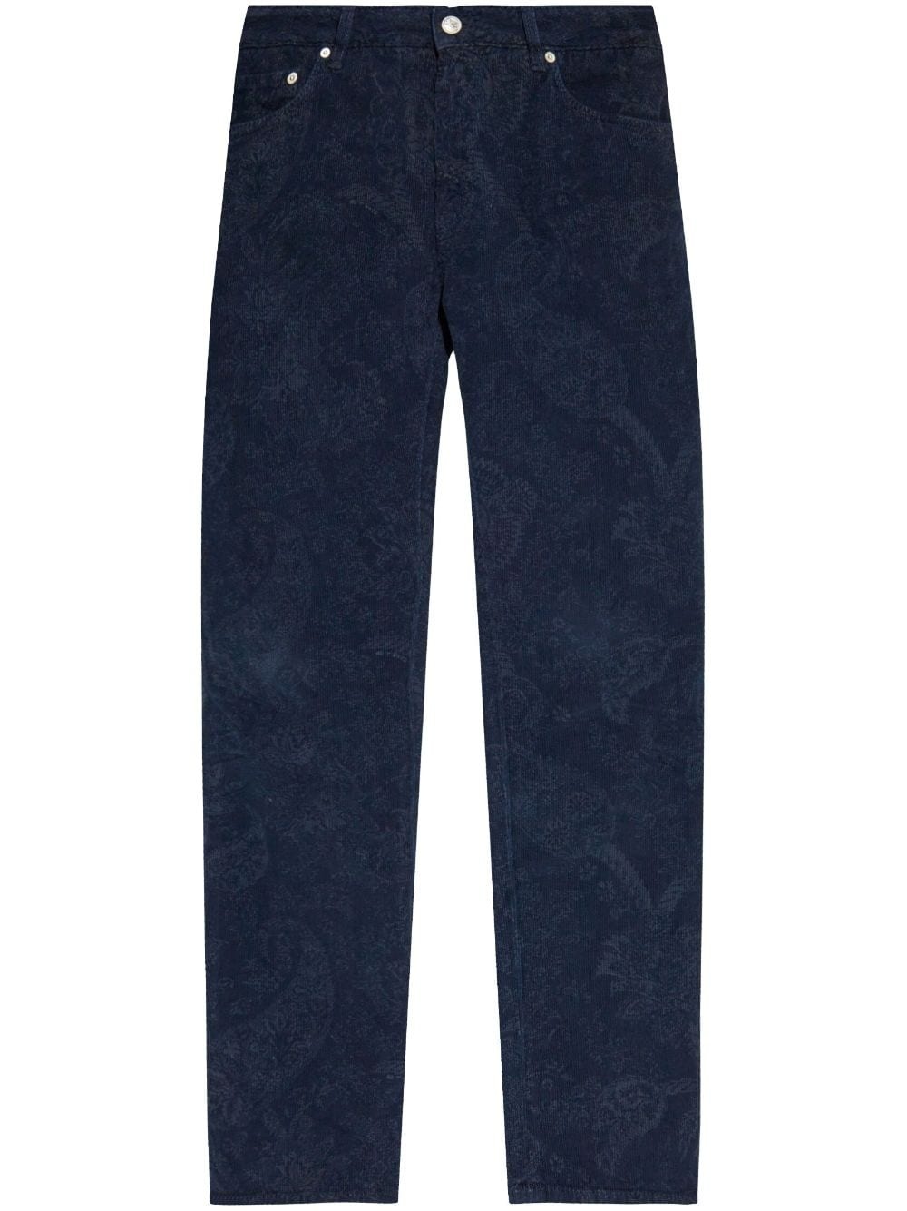 paisley-jacquard trousers - 1