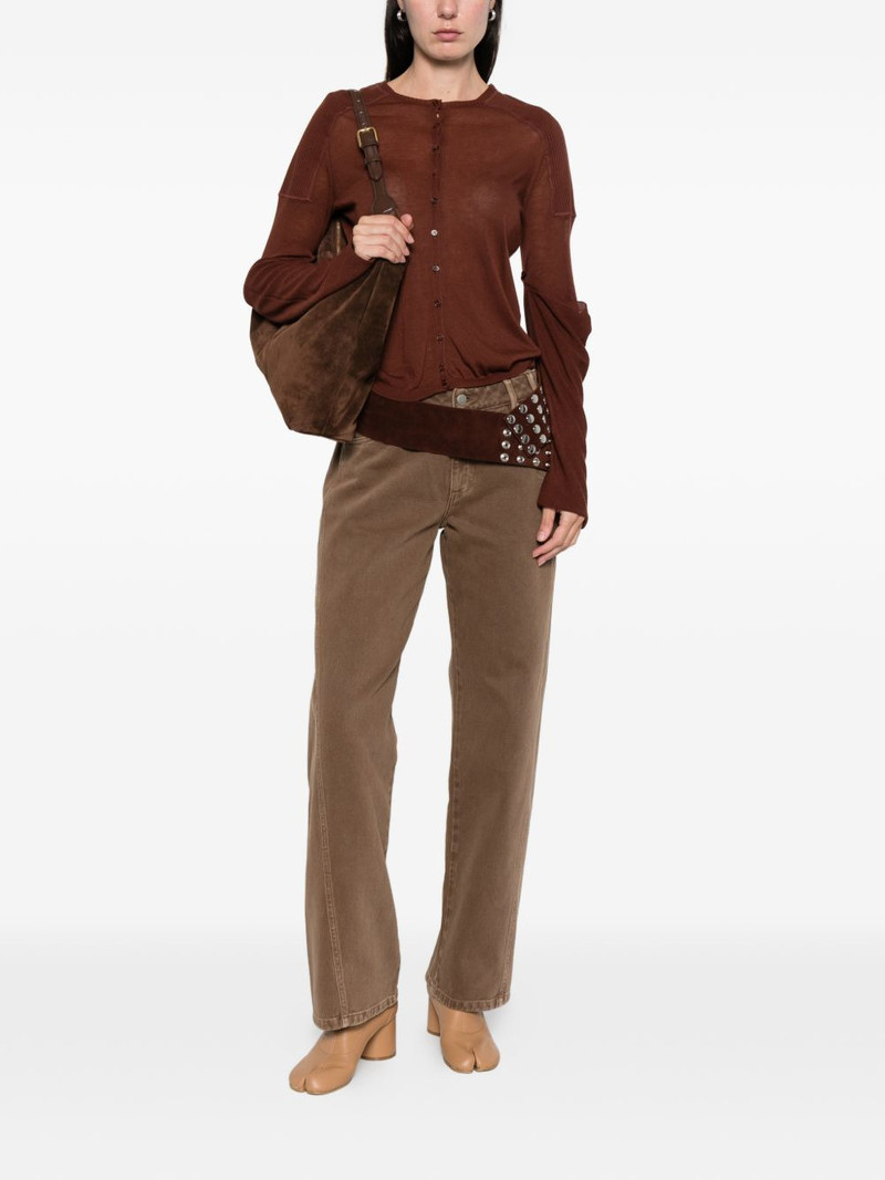 paloma wool ribbed panel cardigan outlook