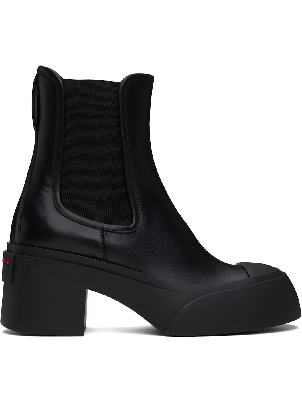Black Pablo Toe Chelsea Boots - 1