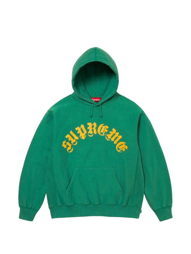 printed arc hooded sweatshirt 1