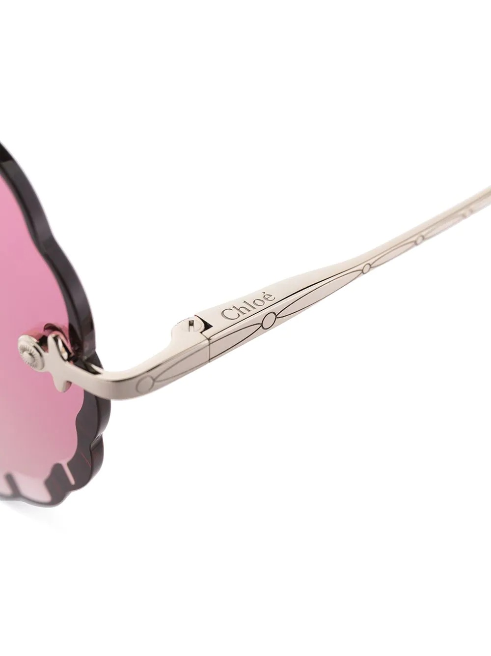 Rosie round frame metal sunglasses - 3