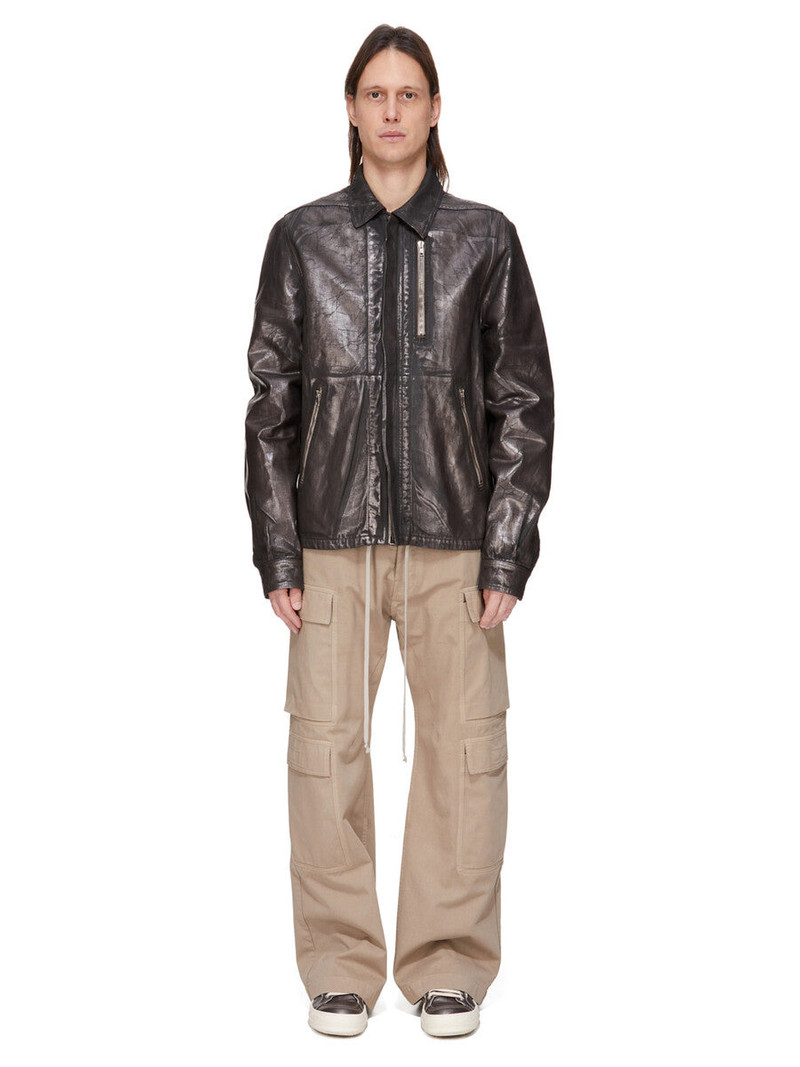 Rick Owens DRKSHDW Pantaloni Double Cargo Jeans Dirty Pearl outlook