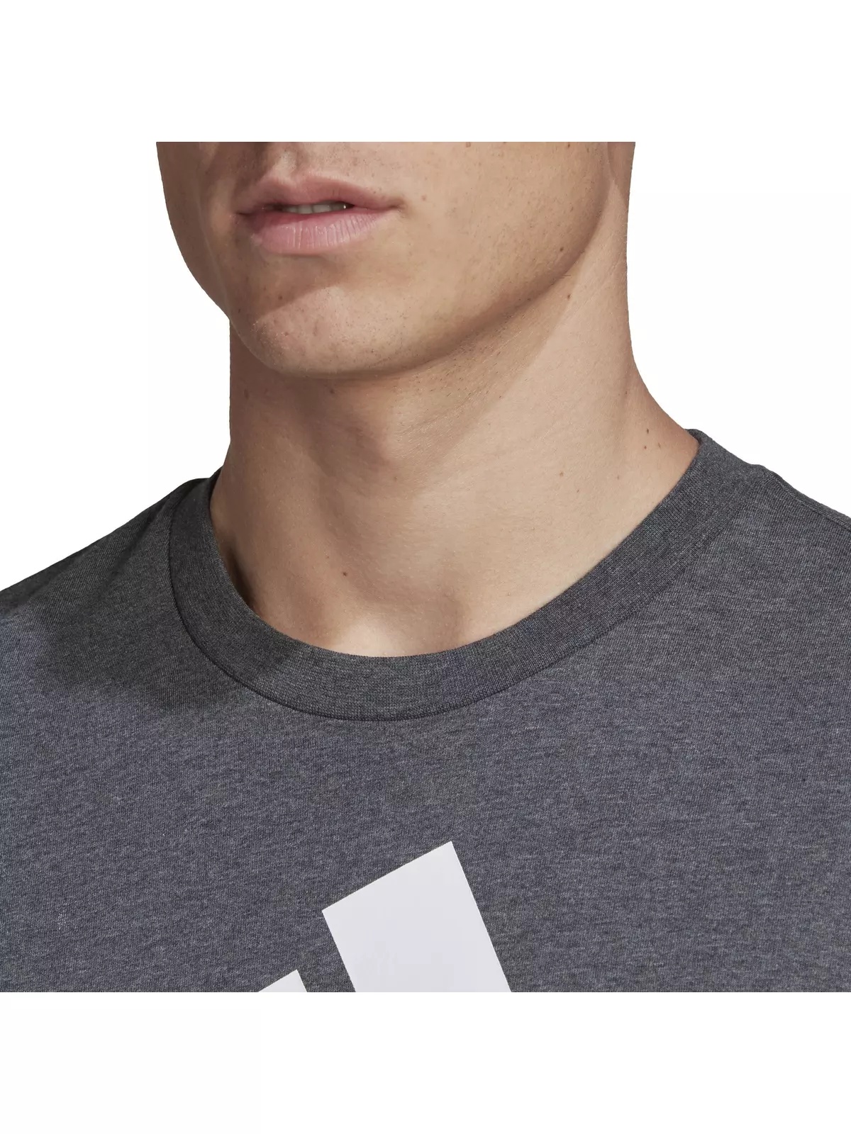 Men's Essentials Big Logo T-Shirt - Dk Grey - 4