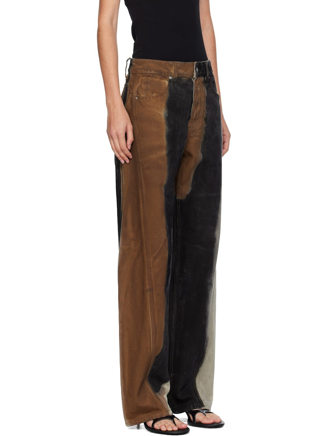 Multicolor Bend Jeans - 2
