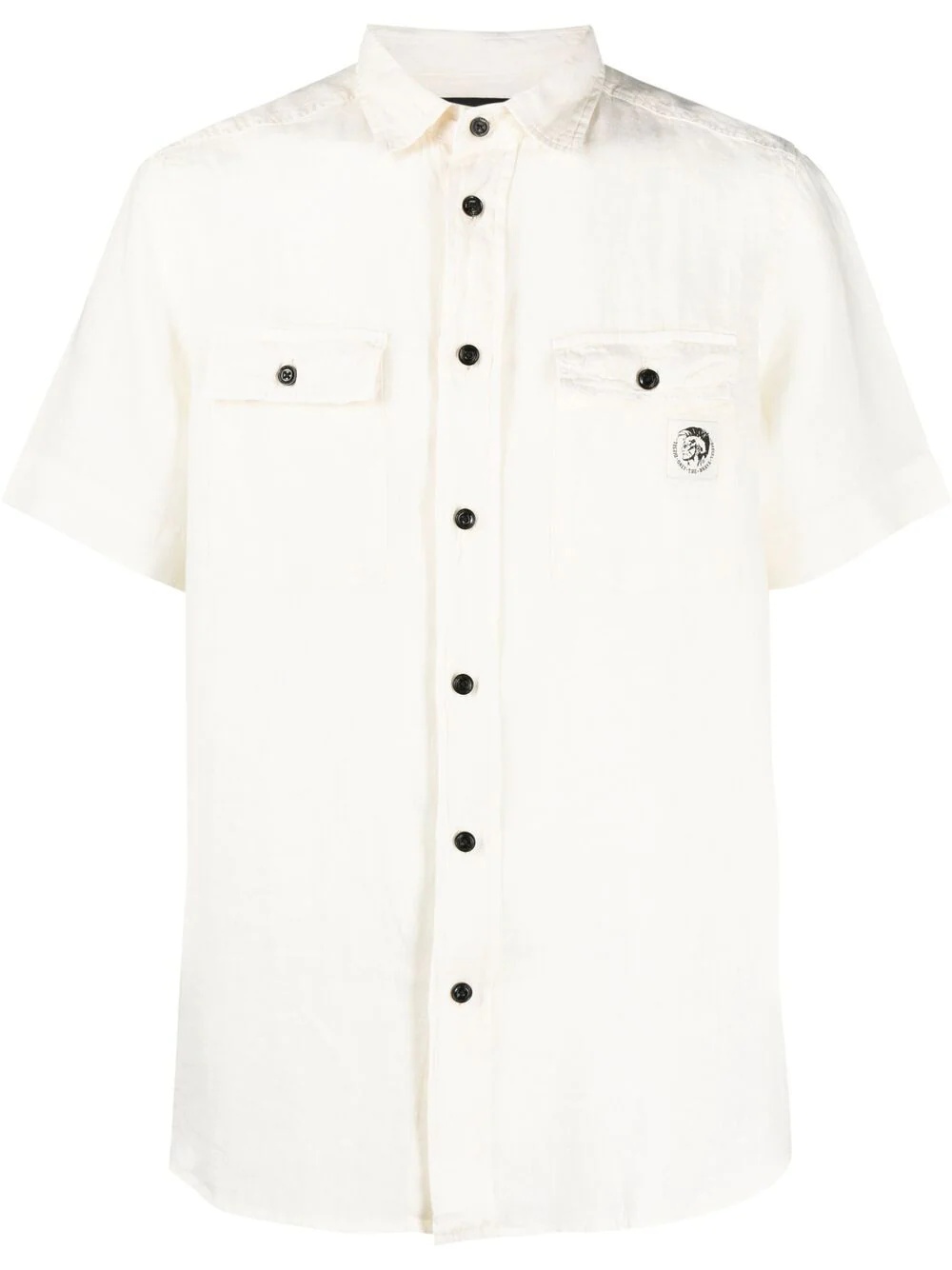 logo-patch detail shirt - 1