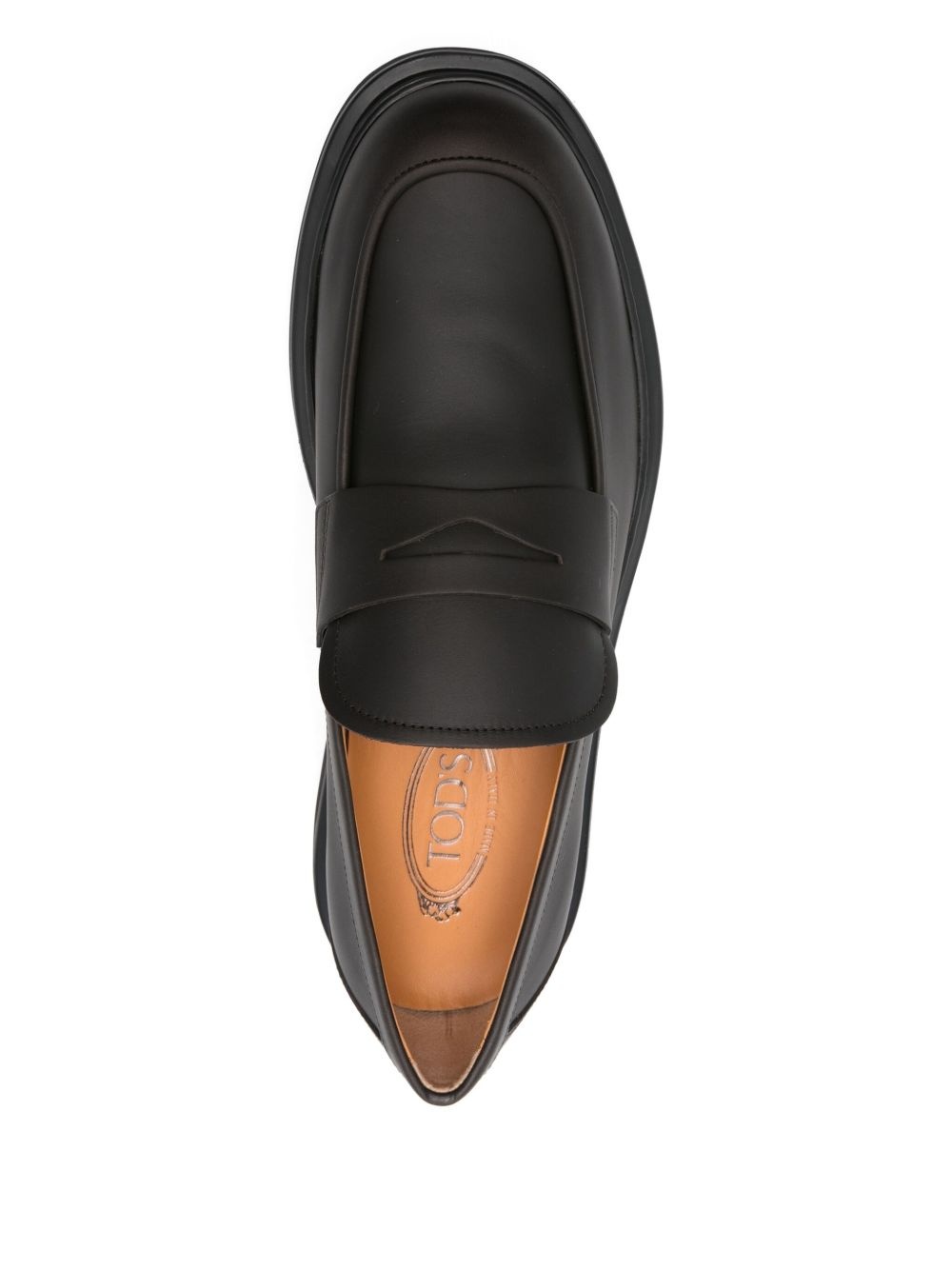 penny-slot chunky loafers - 4