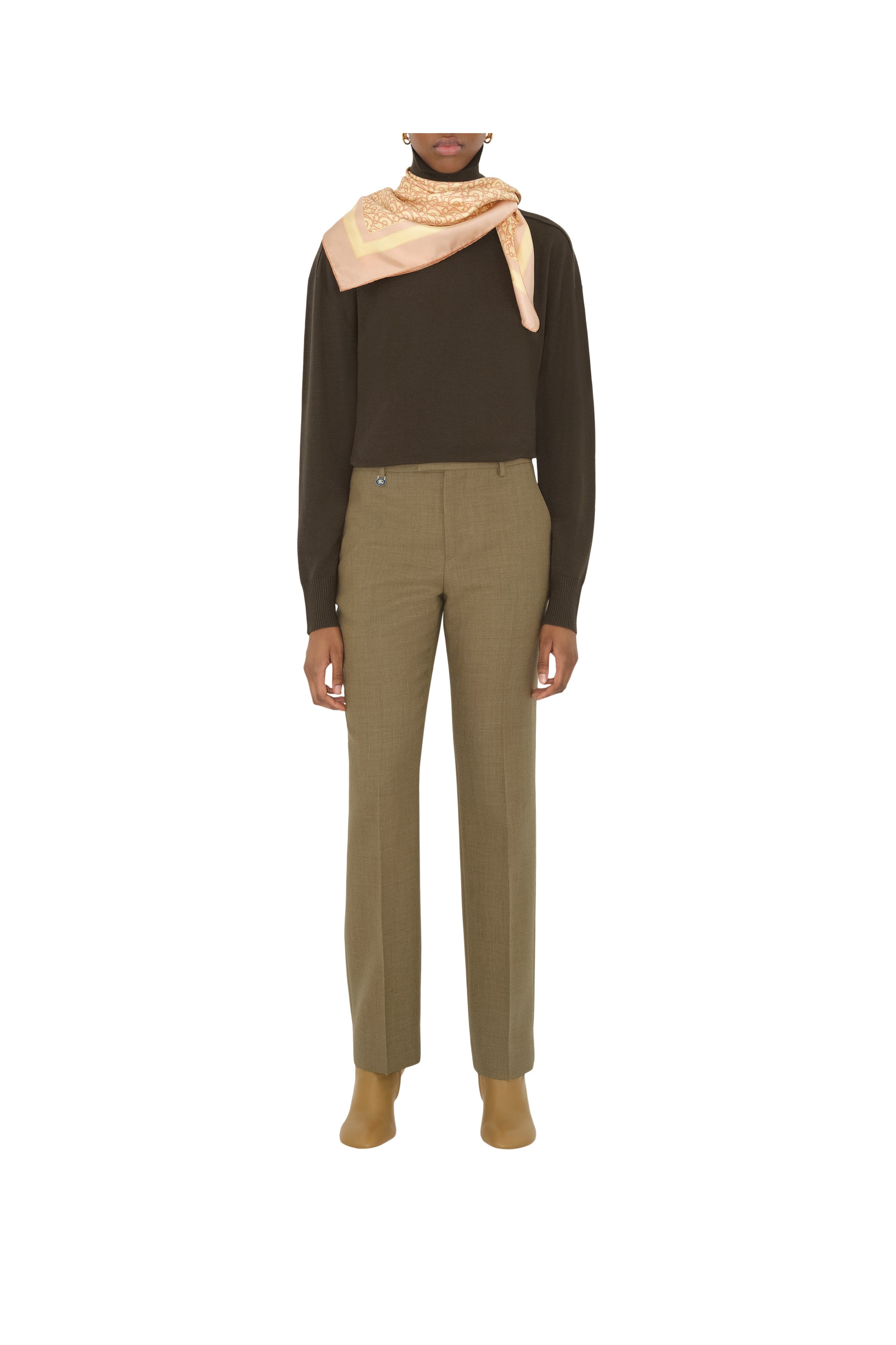 burberry B Charm Silk Scarf in Teacup at Nordstrom - 2