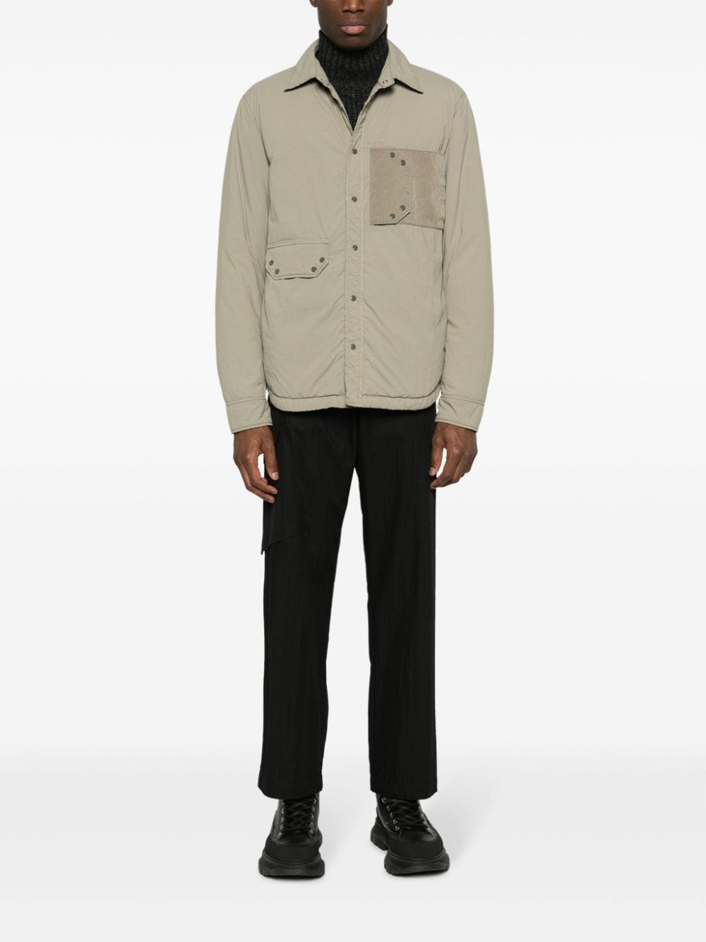 padded shirt jacket - 2