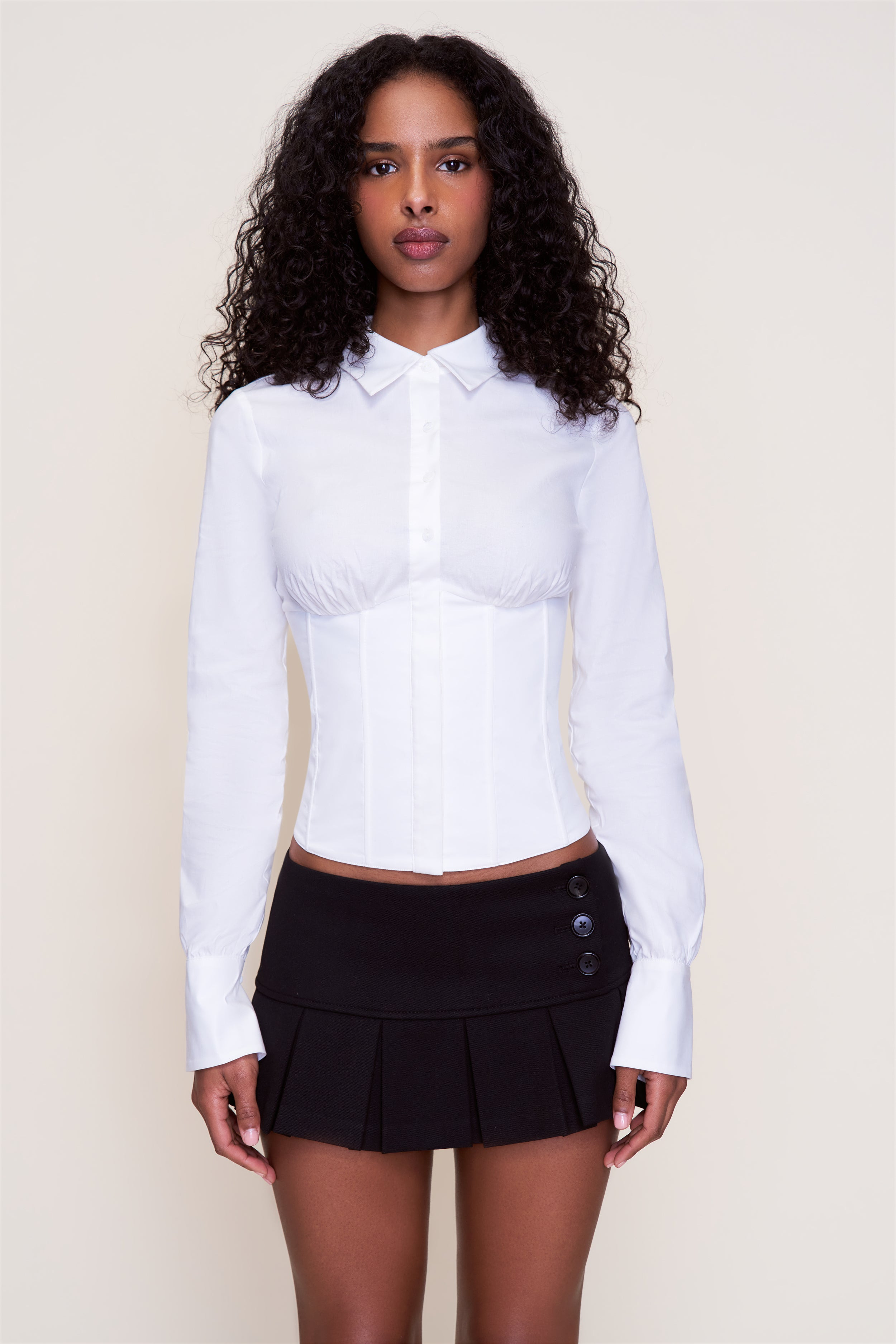 TAILORED CORSET LONG SLEEVE - 6