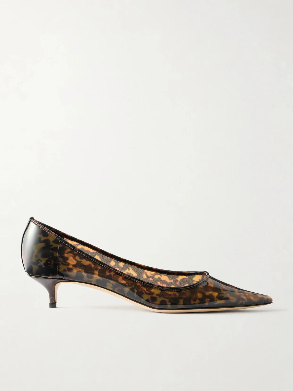 Amelia 30 Animal-print Pvc Pumps - 1