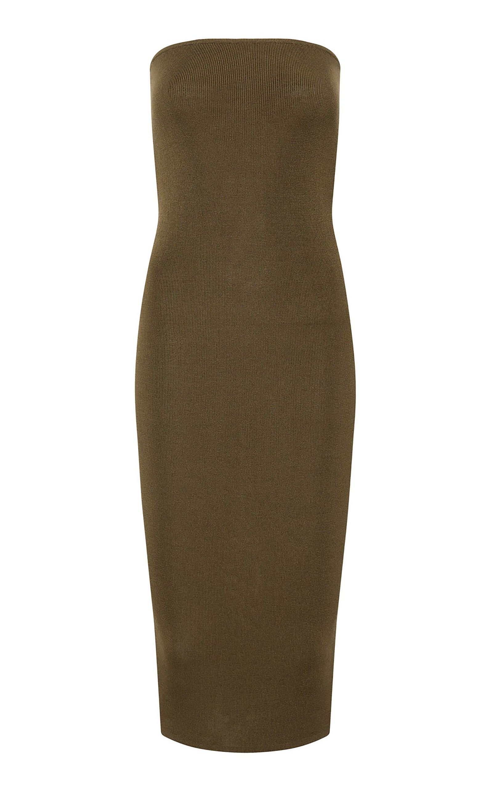 Kelp 90S Knit Midi Dress brown - 1