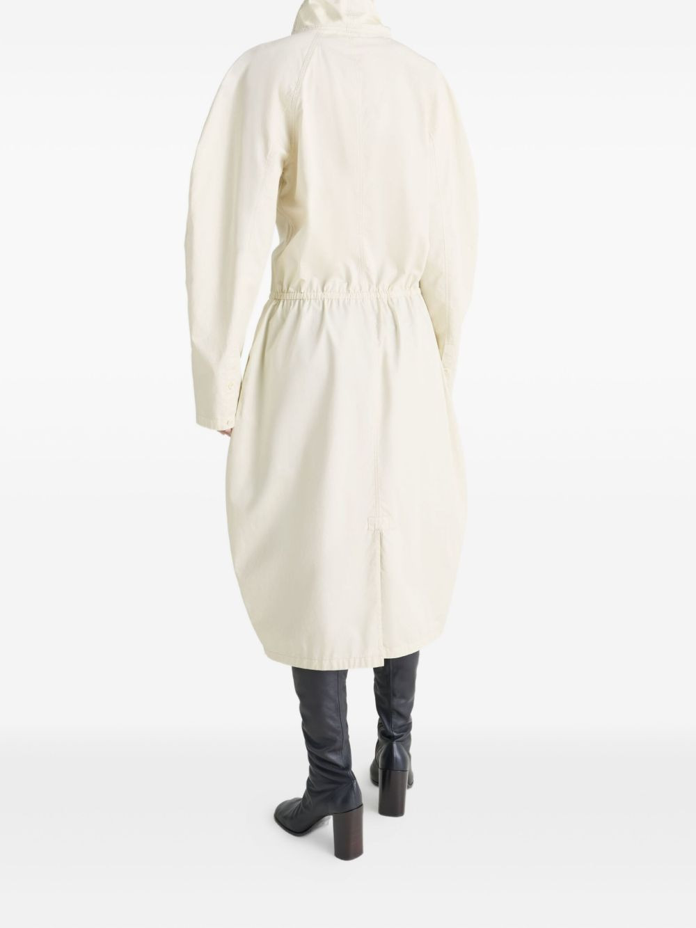 Vareuse long-sleeve drawstring dress - 3