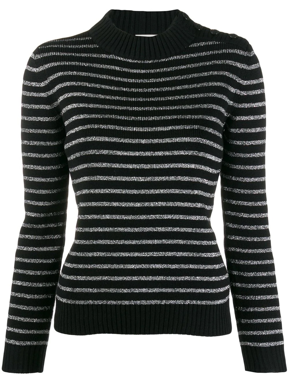 metallic stripes jumper - 1