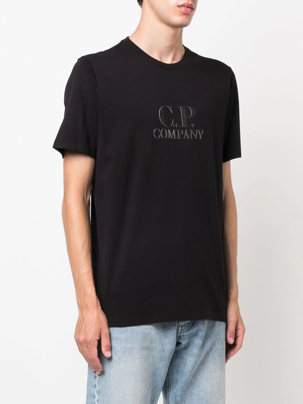 logo-print cotton T-shirt - 3