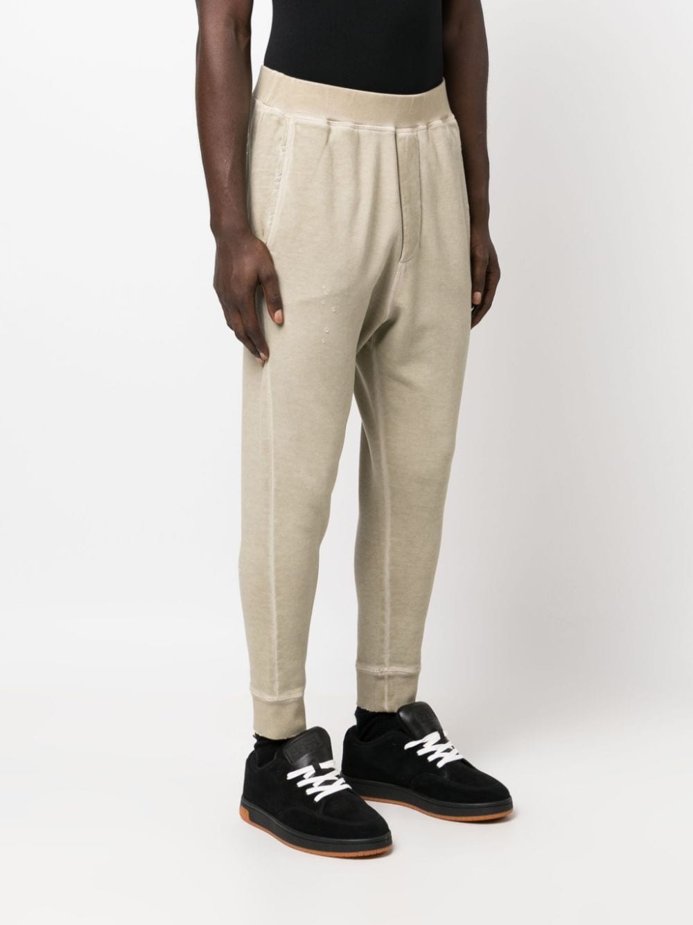 logo-pritn faded-effect track pants - 3