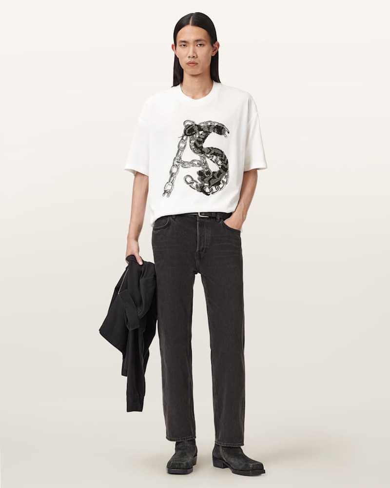 SCALE CROPPED GRAPHIC T-SHIRT 4