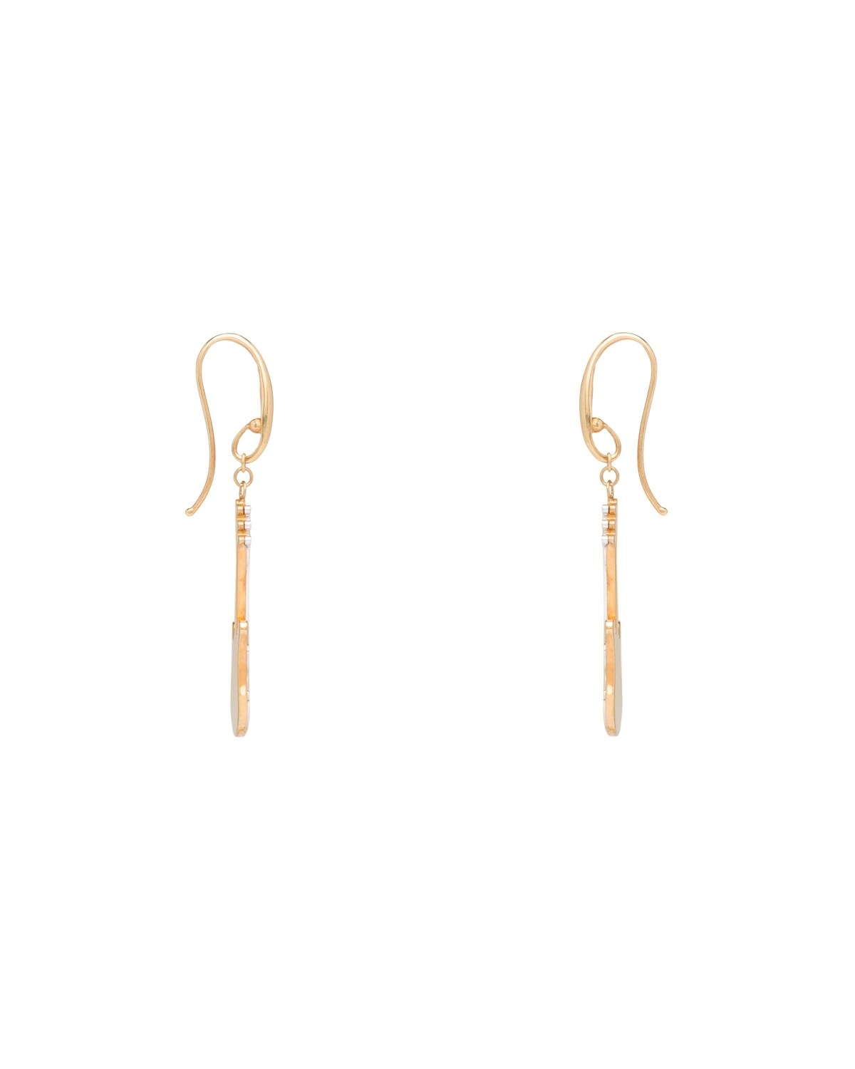 Prada Fine Jewellery gold and diamond earrings - 4