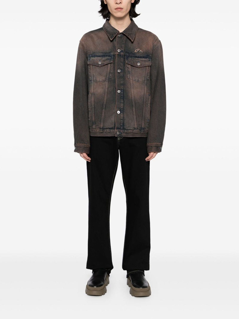 Off-White overdyed denim skate jacket outlook