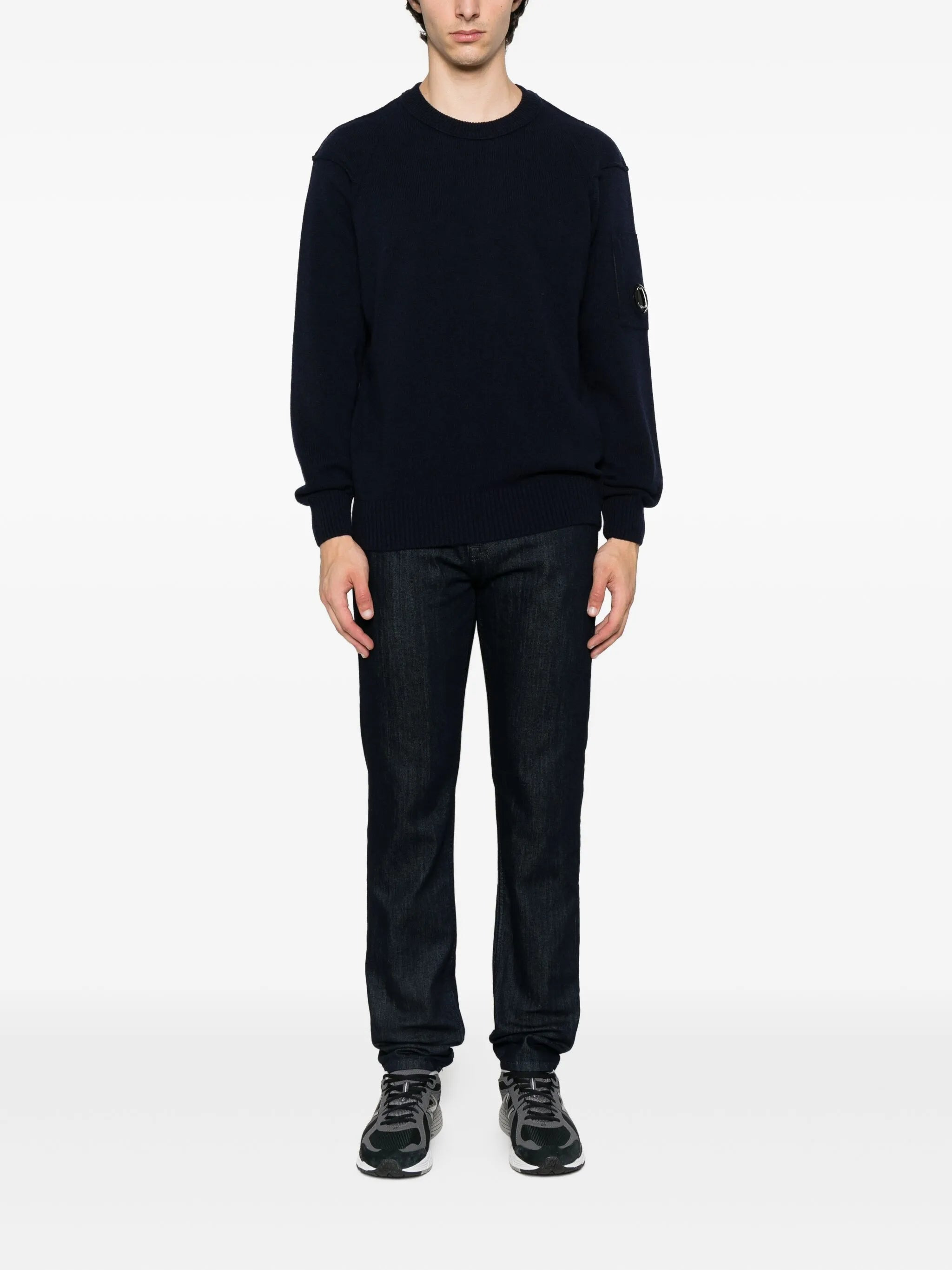 C.p. Company Lens-detail Crew-neck Sweater - 2