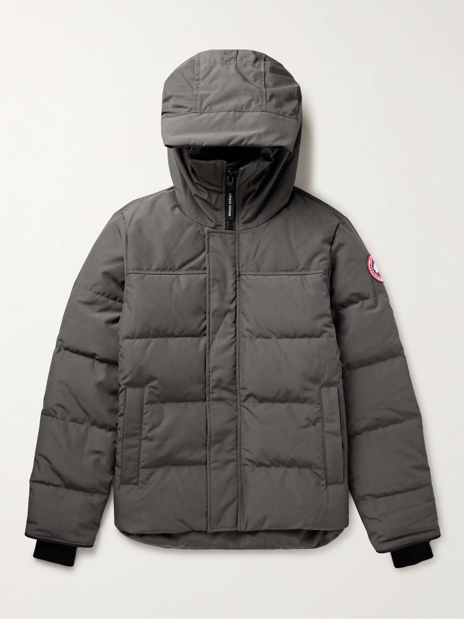 Canada Goose Macmillan Logo-Appliquéd Quilted Shell Hooded Down