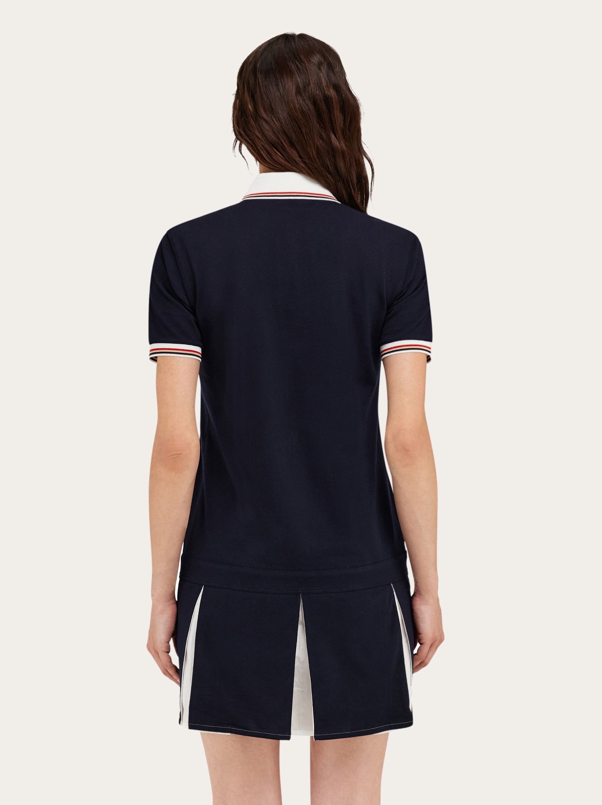 Cotton polo shirt dress - 4