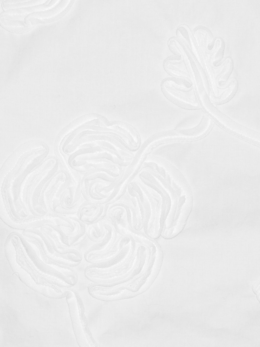 puff-sleeve floral-embroidered top - 5