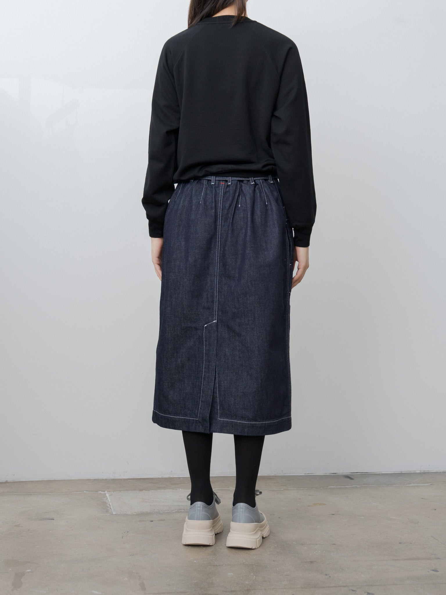 Light Wool Sweat P/O - Black - 3